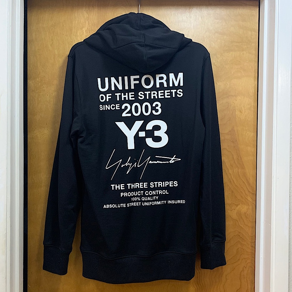 Adidas x Y-3 Black Hoodie 🖤🤍